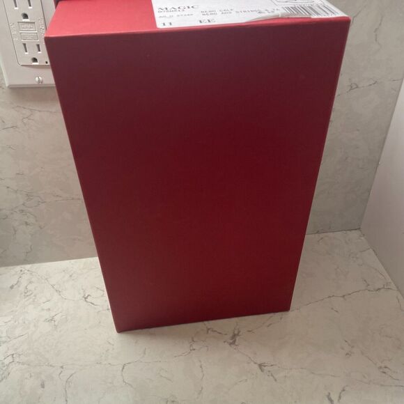 Salvatore Ferragamo Red Cardboard Shoes Empty Box - L 13.5" x W 8.5" x H‎ 5" - Picture 8 of 12
